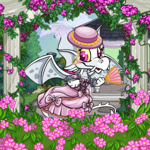 Beautiful Columns Foreground (115,000np), Spring Flowers Foreground (??), Elegant Pink Draik Fan (350,000np), Perfect Gazebo Background (11,000np), Elegant Draik Hat (3,500,000np)