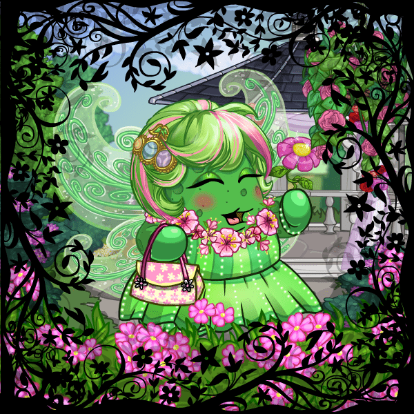 Sponge Chia Spring Flowers Dress to Impress Preview customized