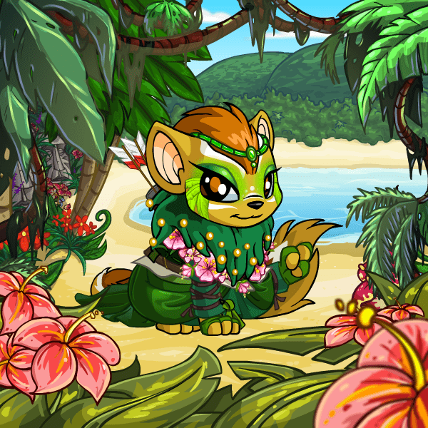 Huntress Island Xweetok Dress to Impress Preview customized Neopets