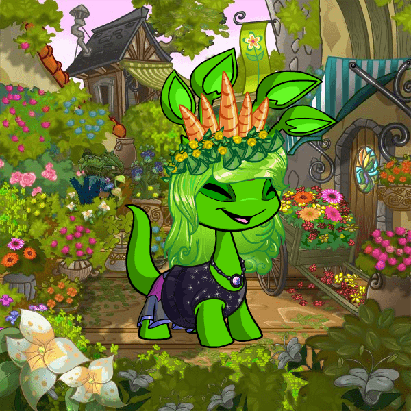 Alien Aisha Dress to Impress Preview customized Neopets' clothing