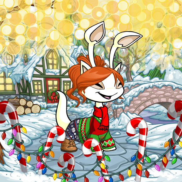 Festive Aisha Dress to Impress Preview customized Neopets' clothing