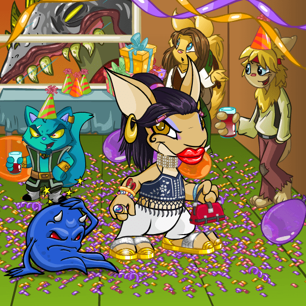 Ghetto Neopets customized. Inspired by some stuck pets found in